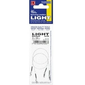 Leader Dragon 1x19 Surflon 3kg Light 15cm 2pcs