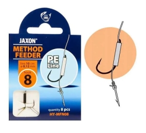 Jaxon Hooks avec bas de ligne Braided Needle#8 0.12mm