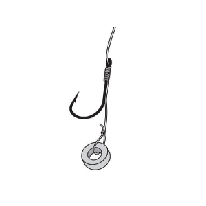 Hameçons Jaxon avec bas de ligne Braid #8 0.12mm