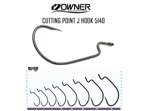 Owner 5140 J-Hook 4 6pcs