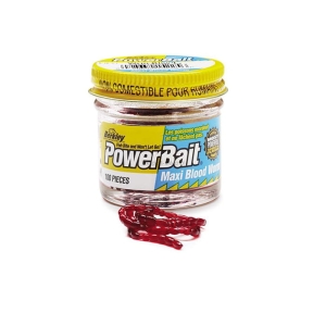 Berkley Powerbait Maxi Blood Worms 100pcs