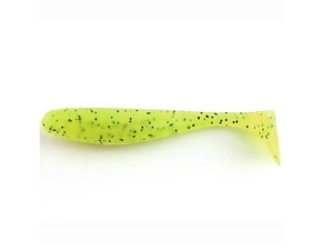 FishUP Wizzle Shad 5,5cm #055 Chartreuse Black 10pcs