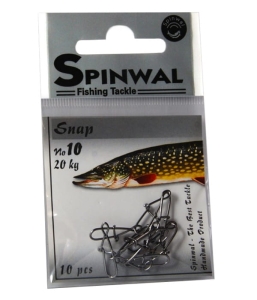 Mousqueton Spinwal n°10 20kg 10pcs.