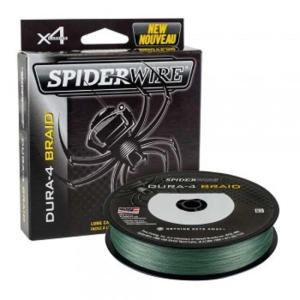 Fil d'araignée DURA 4 300m 0.25mm 23.2kg Vert mousse