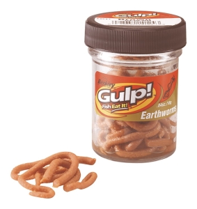 Berkley GULP ! EarthWorms 10cm Natural Brown